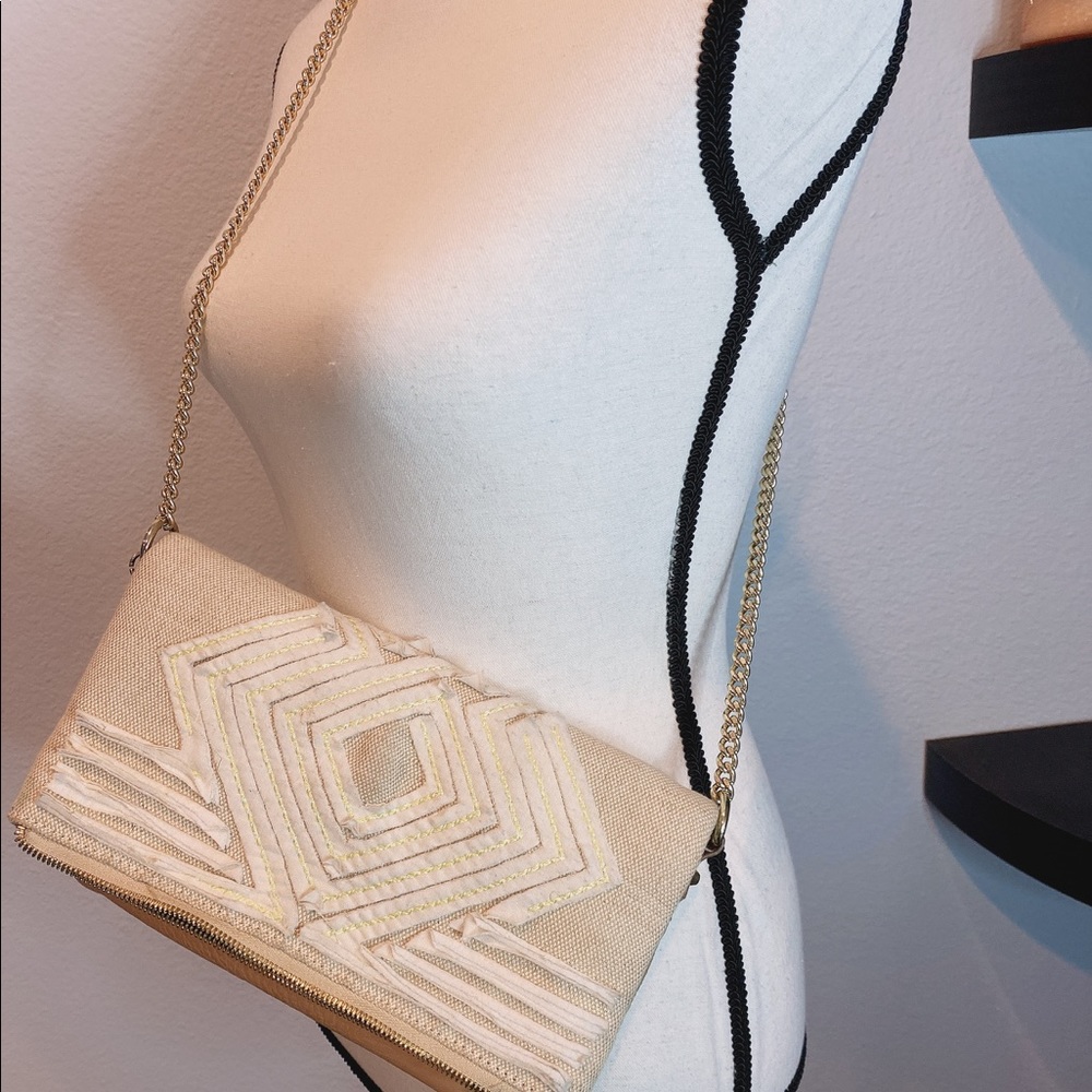 Bcbgeneration Tribal/Aztec Pattern Crossbody Bag - image 3